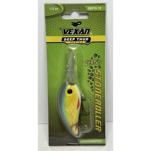 Vexan Deep Thud Series Vern's Stoneroller Golden Shiner 1/2 Oz Depth 10' New